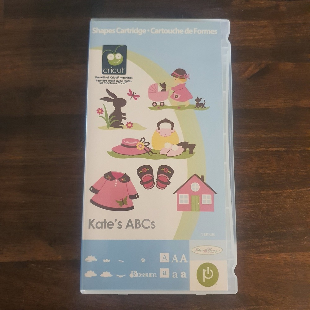 Cricut Kates ABCs Shapes Cartridge Sheri Berry Designs Fonts Images Scrapbooking